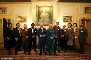 Sigourney Weaver, Stanley Tucci and other star-studded guests join King Charles and Queen Camilla for literacy reception