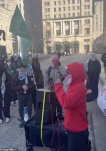 Sickening anti-American protesters rally in Philadelphia: ‘For every US soldier who comes back in casket, we cheer!’