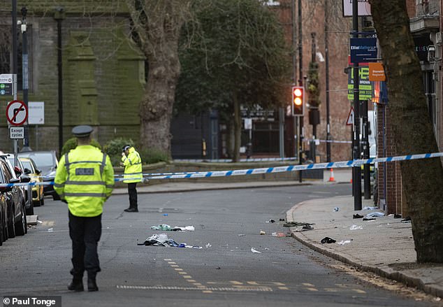 Seven people hurt after car ploughs into crowd in Derby city centre: Indian national, 30, arrested on suspicion of attempted murder