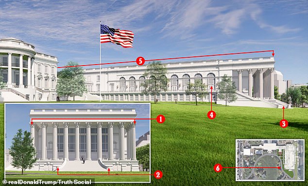 Humiliating ‘flaws’ in design of Trump’s White House ballroom revealed despite construction already being under way
