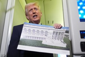 Trump reveals secret military bunker being built beneath White House ballroom after lawsuit exposes hidden plans