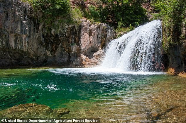 Tourist jumped off waterfall and gave thumbs up after landing…moments later its powerful waters pushed him under and DROWNED him
