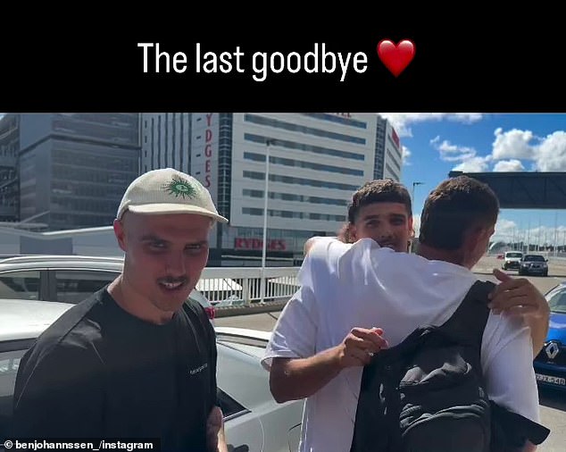 Brother of rising footy star who died aged just 22 posts heartbreaking video of their last goodbye