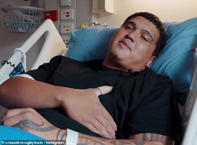 Footy hard man reveals he was laid low by medical condition so agonising he didn’t want his baby daughter ‘to see me in so much pain’