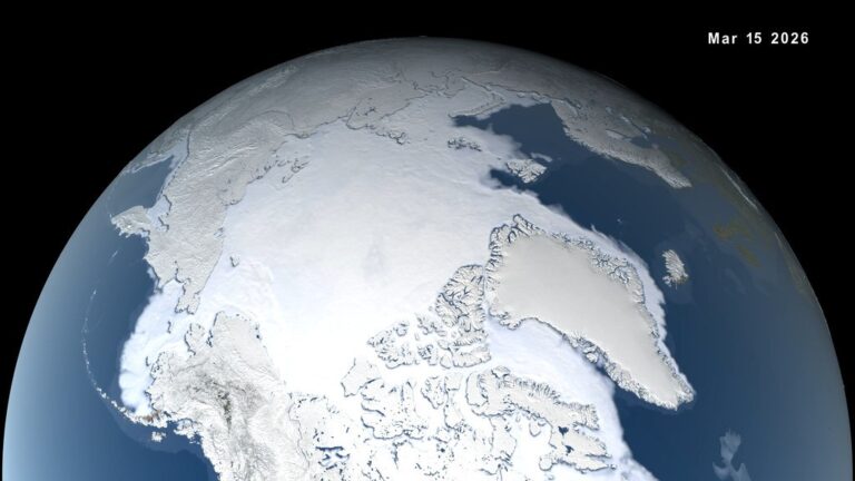Arctic Winter Sea Ice Ties Record Low, NASA, NSIDC Scientists Find