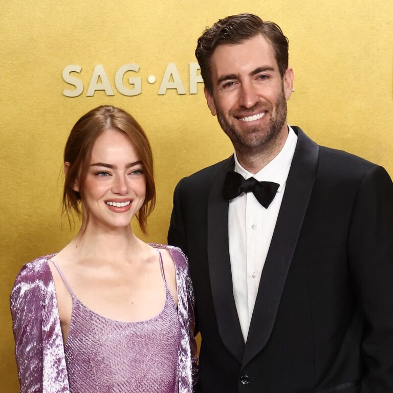 Emma Stone’s Rare Date Night With Dave McCary at Actor Awards 2026