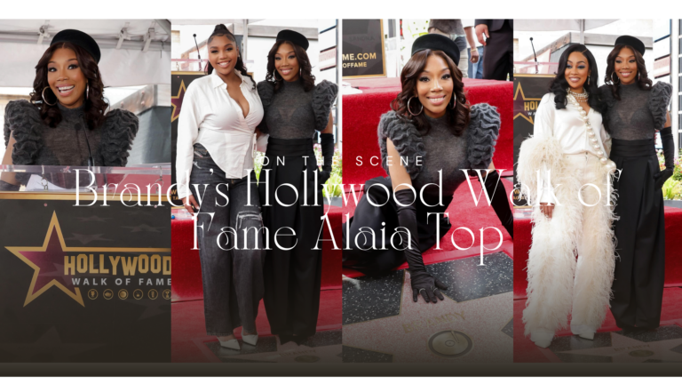 Brandy Wears Alaïa Fall 2025 To Get Her Star on the Hollywood Walk of Fame, Joined by Issa Rae, Monica, Kehlani, and More!