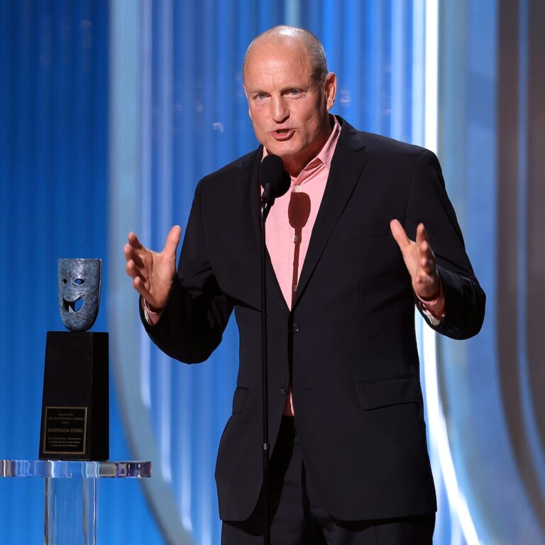 Woody Harrelson Presents Harrison Ford Life Achievement Award