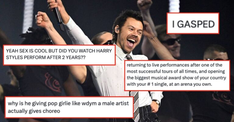 Harry Styles Performed At The BRIT Awards, And People Can't Stop Talking About It