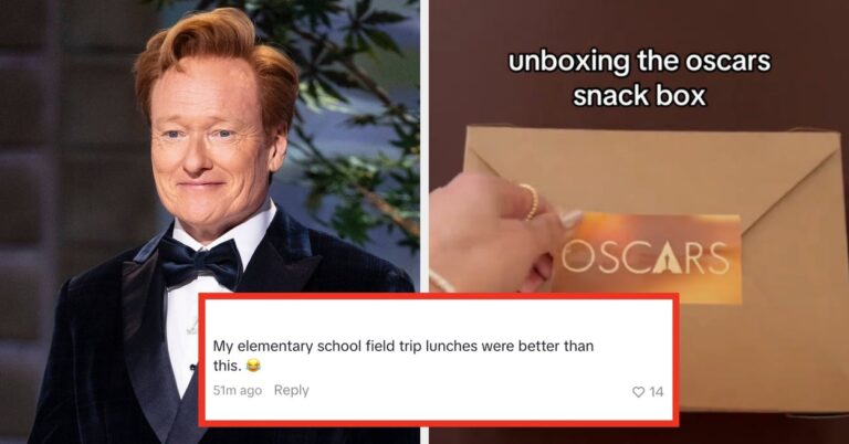 People Are Genuinely Comparing The Food Served At This Year’s Oscars To Their “Elementary School Lunches,” And It’s A Mess