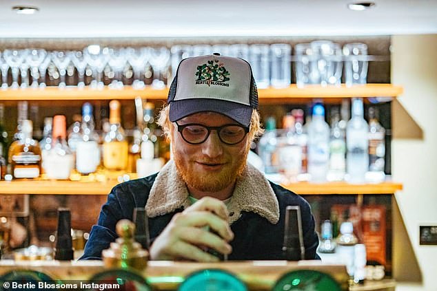 Ed Sheeran’s bar and diner Bertie Blossoms falls victim to Britain’s pub crisis as its debt rises to nearly £1.3million after struggling during Covid