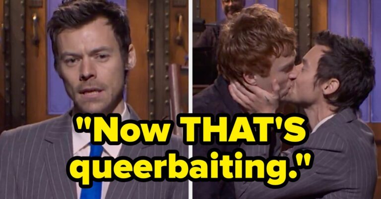 Harry Styles Addressed The Queerbating Allegations On "SNL" In The Funniest Way Possible