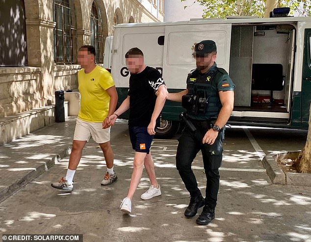 Eight men who filmed themselves gang-raping British 18-year-old in a Magaluf hotel are jailed for 73 years