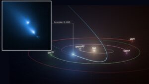 Hubble Space Telescope accidentally witnesses comet C/2025 K1 (ATLAS) breaking apart