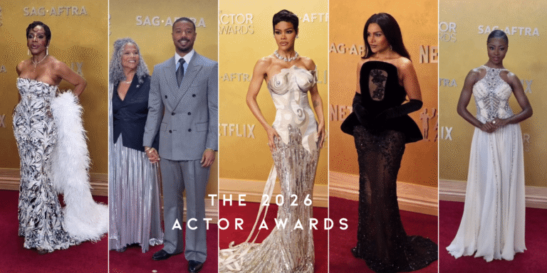 The Top Looks From The 2026 Actor Awards: Teyana Taylor in Thom Browne, Sheryl Lee Ralph in Saiid Kobeisy, Mindy Kaling in Yara Shoemaker, and More!