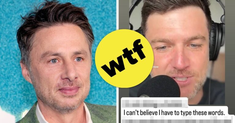 Zach Braff Denies AI Chatbot Dating Rumor