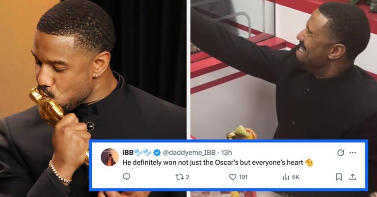 "This Is The Most LA Thing Ever, And I’m Here For It": Michael B. Jordan Celebrates His Oscars Win At In-N-Out