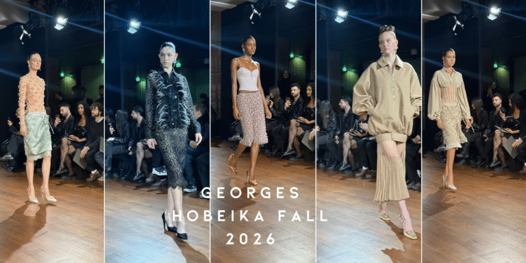Georges Hobeika Fall 2026 Paris Fashion Week Show Review: Lace, Feathers, and Beaded Evening Glamour