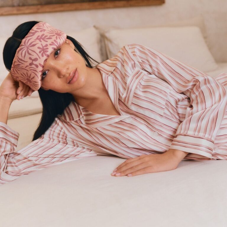 Eberjey x ILIA Silk Pajamas & Beauty Sets Collab