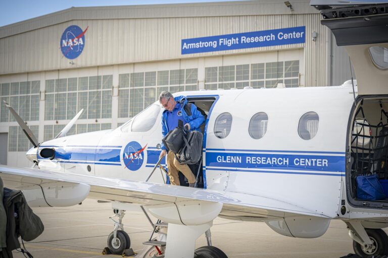 NASA PC-12 Aircraft Makes Move to Support Flight Research Across Agency