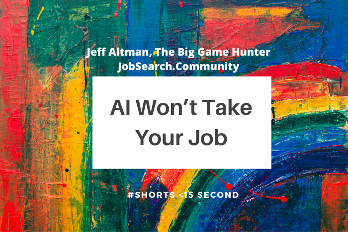 AI Won’t Take Your Job #shorts