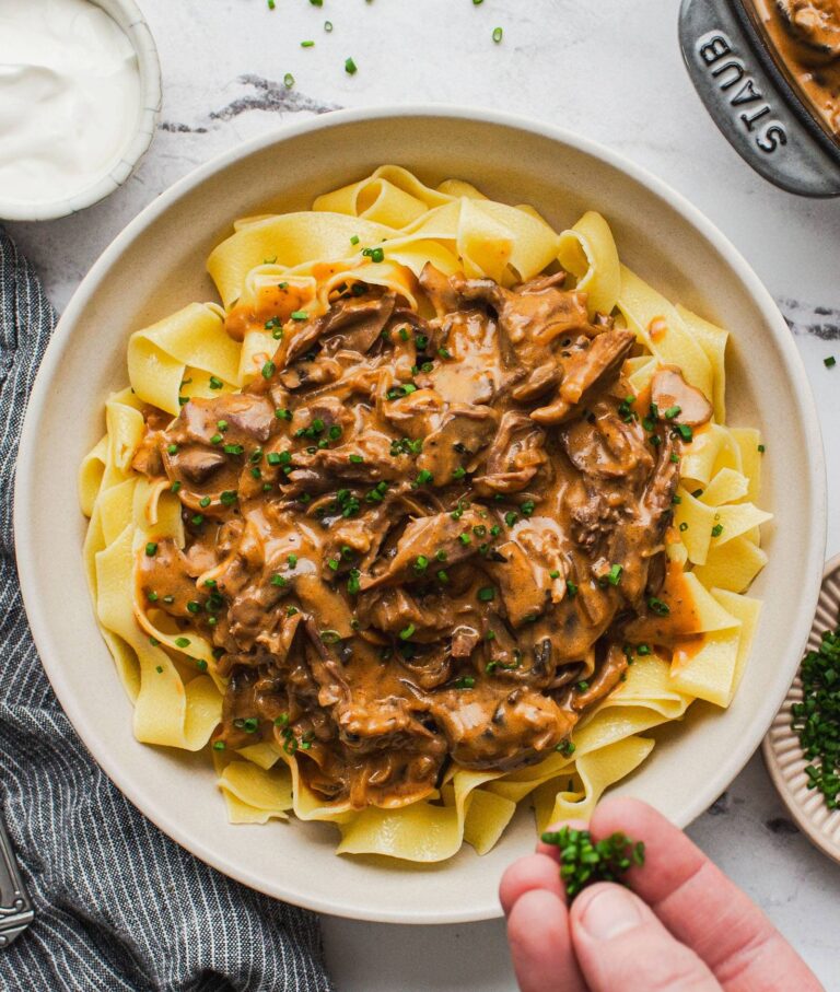 Beef Stroganoff Recipe – Pinch of Yum
