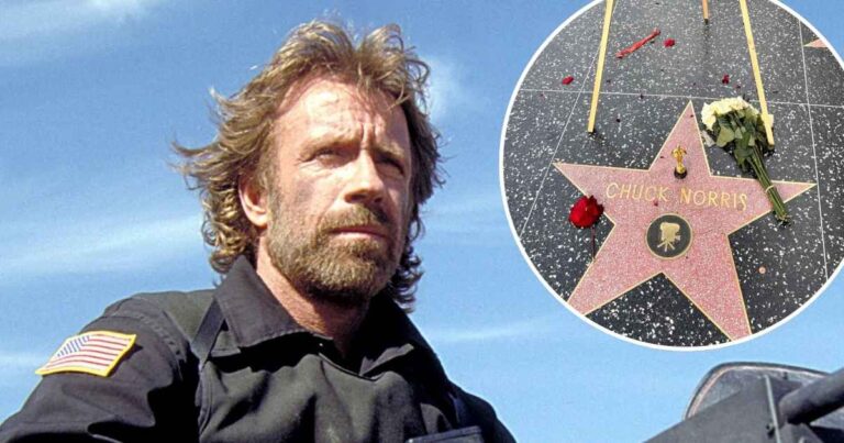 Chuck Norris’ Fans Pay Tribute at His Walk of Fame Star