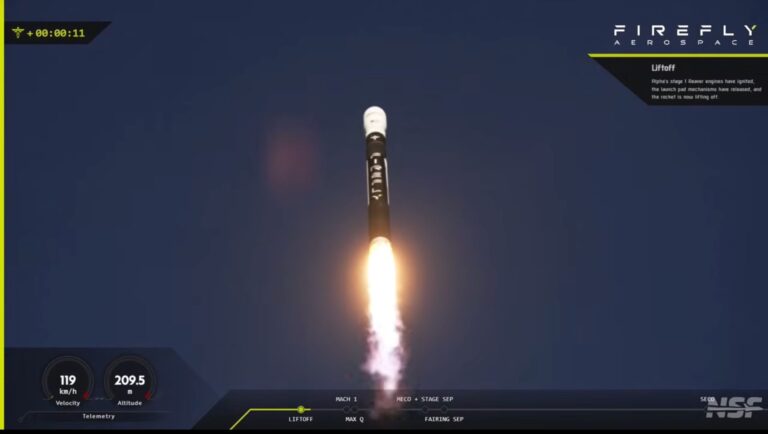 Firefly Aerospace’s Alpha rocket reaches orbit on 1st launch since explosive accidents last year (video)