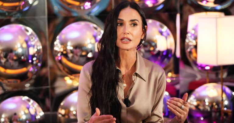 Demi Moore’s Silky Blowout Starts With This Overnight Hair Serum