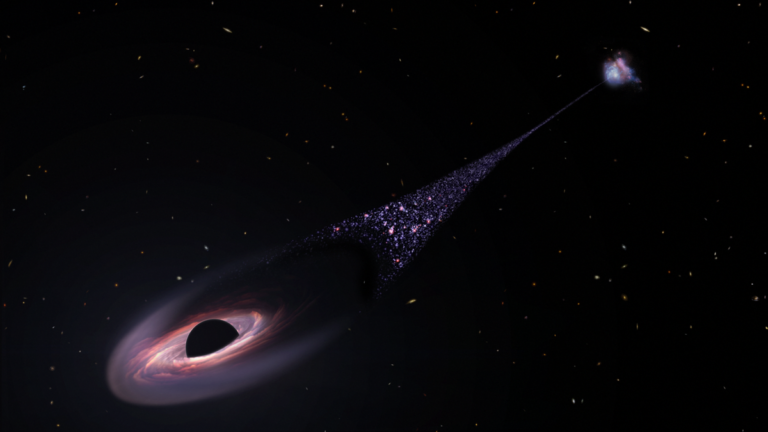 Have astronomers found a runaway monster black hole?