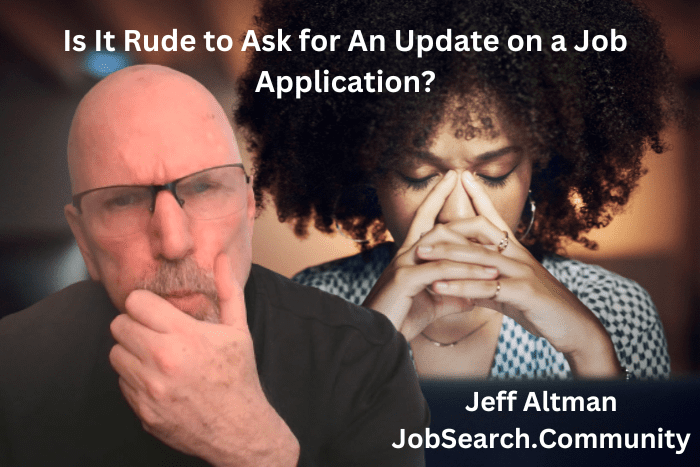 Is It Rude to Ask for An Update on a Job Application? #shorts