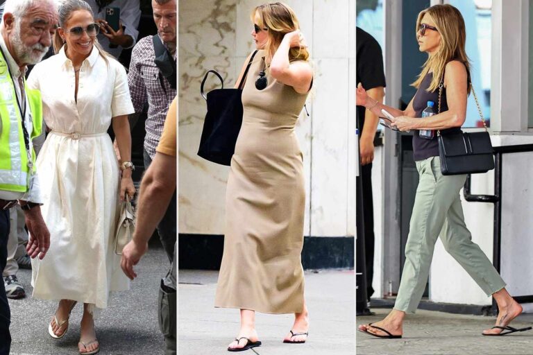 Jennifer Aniston, Jennifer Garner, and More Stars Are Wearing Flip-Flops — Similar Easy Slip-On Styles Start at $22