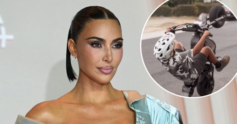 Kim Kardashian Shares Pic of Son Saint, 10, on Dirt Bike