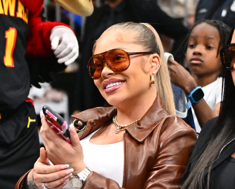 Latto Shows Off Her Maternity Style & Baby Bump At Hawks Game