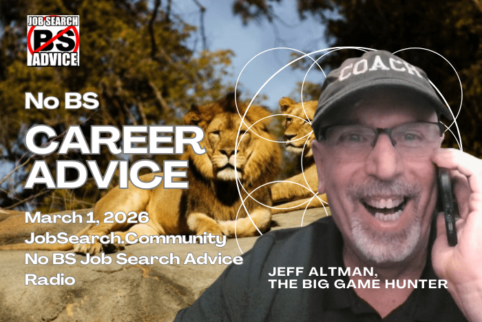 No BS Career Advice: March 1, 2026