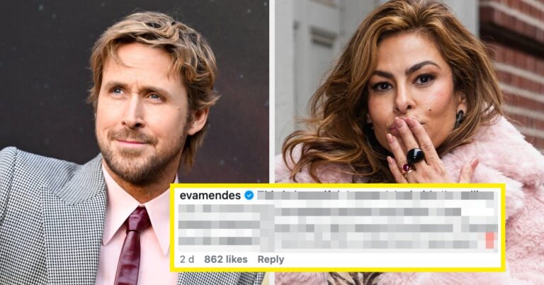 Eva Mendes Just Left The Most Adorable Comment About Ryan Gosling On One Of His Fans' Instagram Edits, And It’s Genuinely So Wholesome