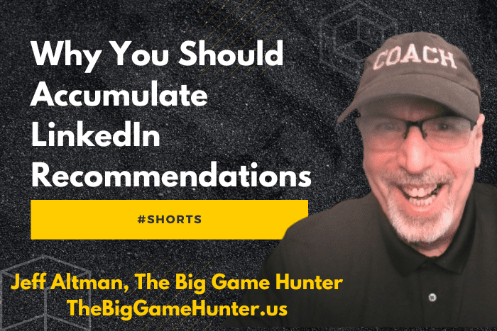 Why You Should Accumulate LinkedIn Recommendations #shorts