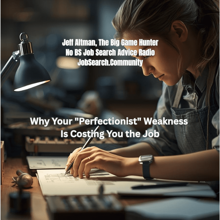 Why Your “Perfectionist” Weakness Is Costing You the Job