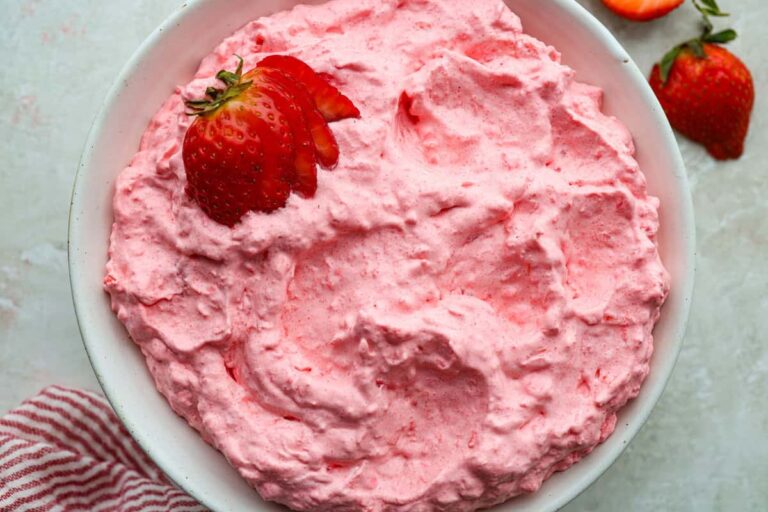 Strawberry Cottage Cheese Jello Salad (Like Grandma Made)