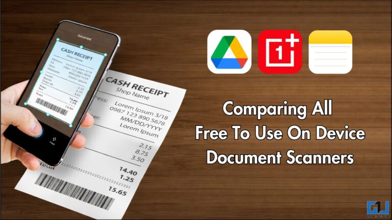 Comparing The Best Free To Use Document Scanners on Android and iPhone
