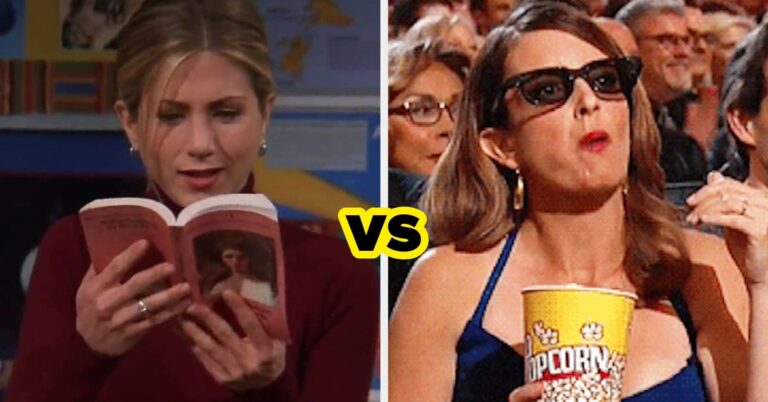 Sorry, but you HAVE to get rid of one forever: TV shows, movies, or books?