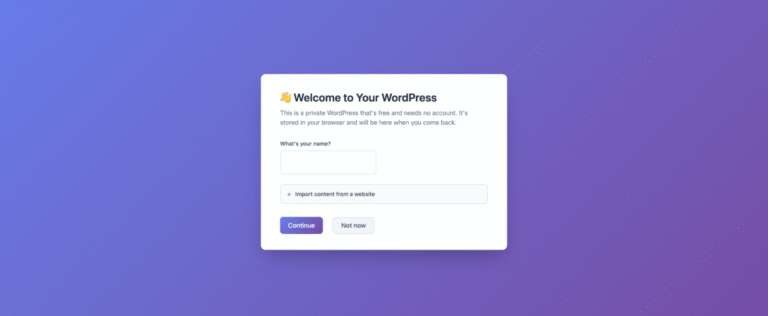 WordPress debuts a private workspace that runs in your browser via a new service, my.WordPress.net
