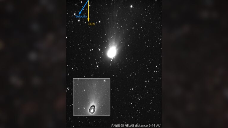 Interstellar comet 3I/ATLAS shines in new image photo of the day for March 2, 2026