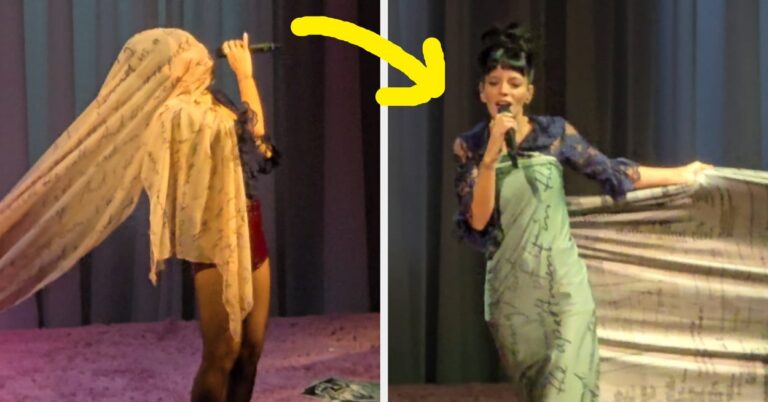 The Internet Is Freaking Out Over Lily Allen's HUGE "Revenge" Dress — Here's Why (And What It Means)