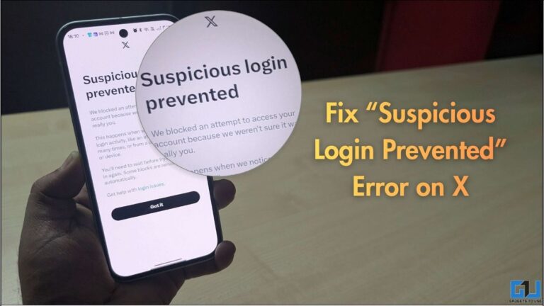 How to Fix “Suspicious Login Prevented” on X or Twitter