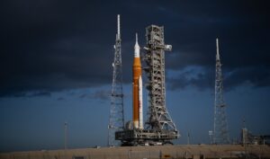 NASA’s Artemis 2 moon rocket arrives back at the launch pad