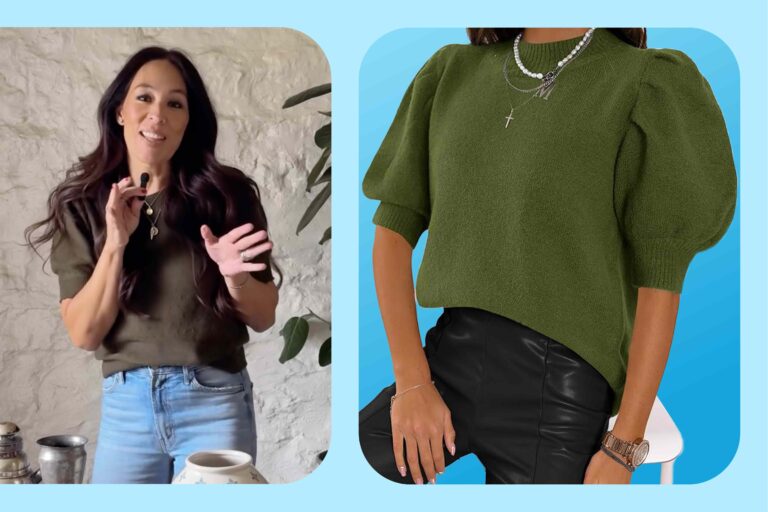 Joanna Gaines’ Knit Puff-Sleeve Top Looks Like This $30 Amazon Find Shoppers Call ‘Perfect for Transitional Weather'