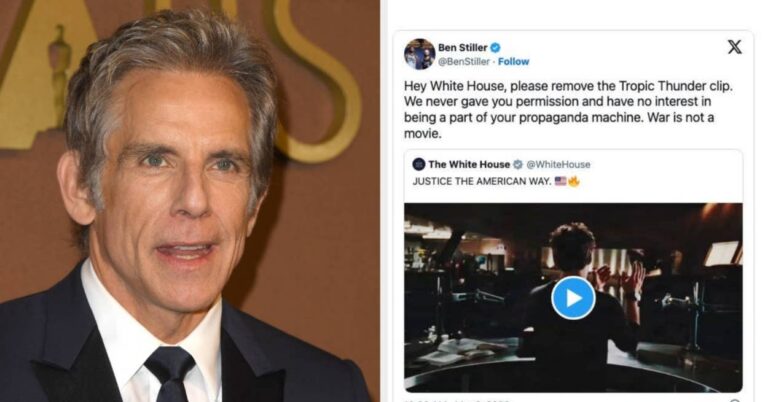 Ben Stiller Called Out The White House For Using “Tropic Thunder” In A Pro-War Video, And The Internet Is Going Nuclear