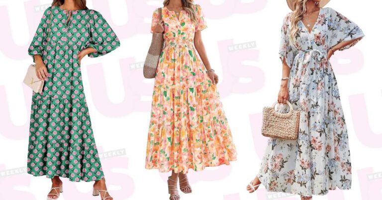 21 Slimming Floral Maxi Dresses With Designer Boutique Style