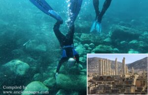Submerged Ancient Shipwrecks, Roads, And Columns Found Near Ancient City Of Ptolemais, Libya